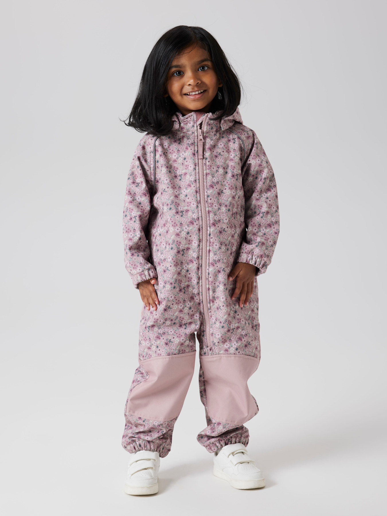 NAME IT Softshell Suit Alfa Woodrose Blossom
