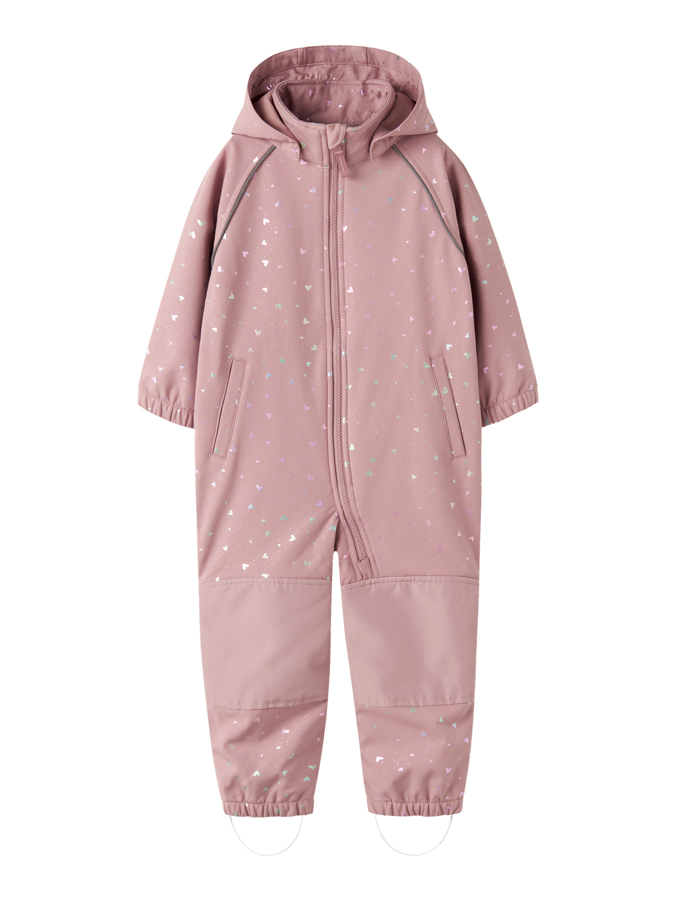 NAME IT Softshell Suit Alfa Foil Woodrose Heart