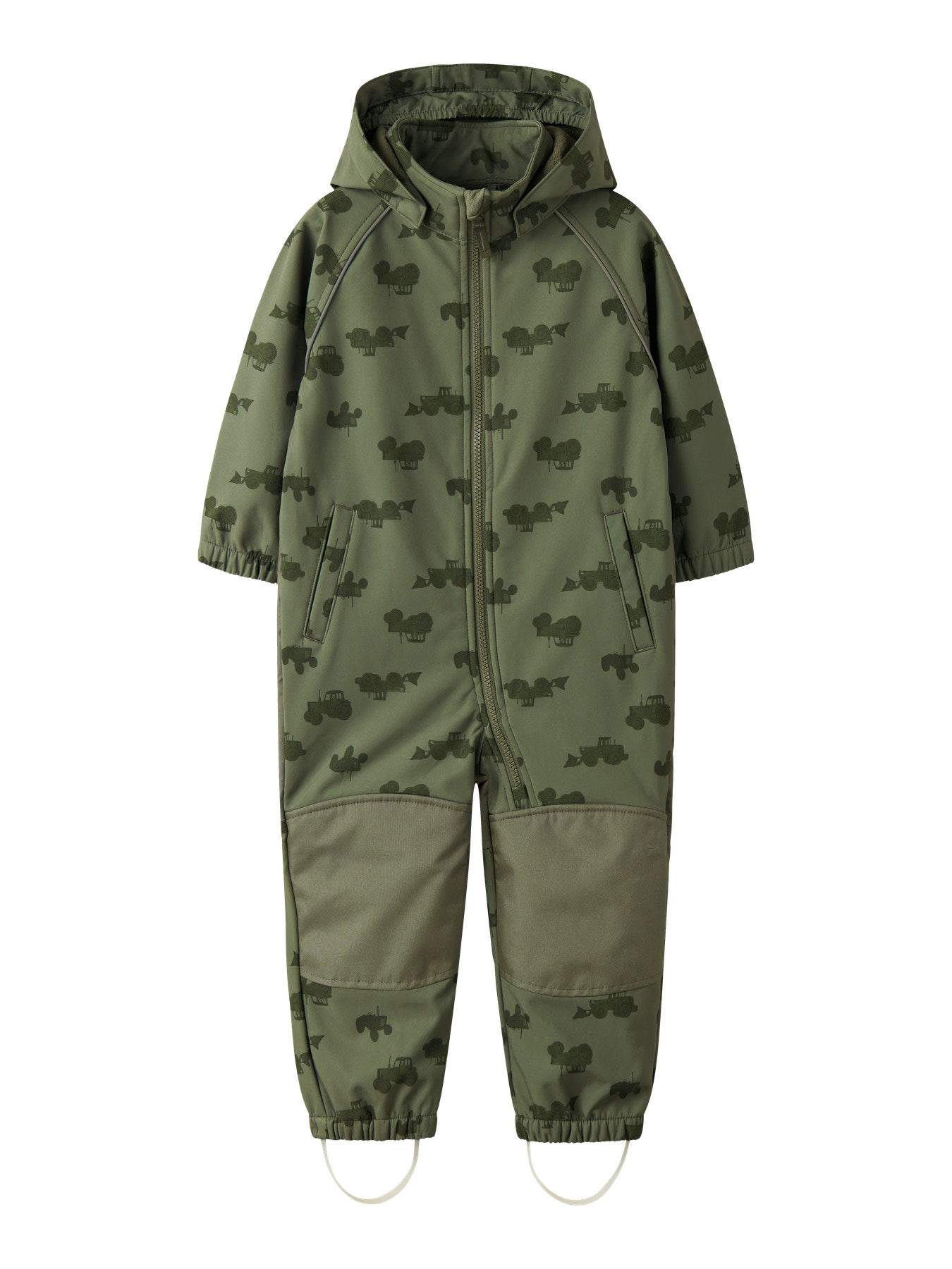 NAME IT Softshell Suit Alfa08 Dusty Olive Tractor