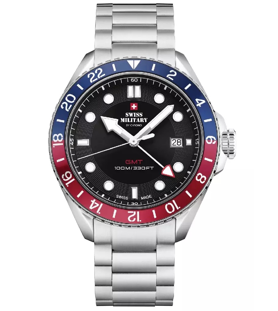 Swiss Alpine Military GMT Pepsi Herreur