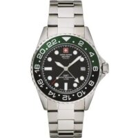 Swiss Alpine Military GMT Dark Green Herreur