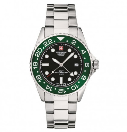 Swiss Alpine Military Master Diver Green Herreur