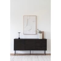 House Nordic - Kyoto Skænk, egefiner smoked, B150xD40xH74 cm
