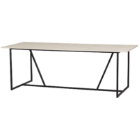 WOOOD - Silas Spisebord Asketræ Børstet Dust FSC 220x90 cm