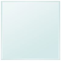 Bordplade Hærdet Glas Rund – Transparent / 80 x 80 cm