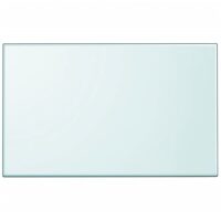 Bordplade Hærdet Glas Rund – Transparent / 100 x 62 cm