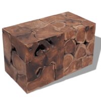 Taburet Massivt Teaktræ – 2