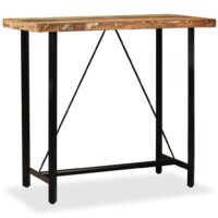 Barbord Massivt Genanvendt Træ – Brun / 120 x 60 x 107 cm