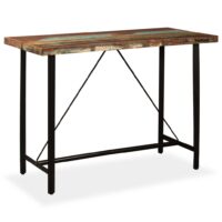 Barbord Massivt Genanvendt Træ - Brun / 150 x 70 x 107 cm