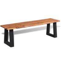 Bænk I Massivt Akacietræ - 160 cm