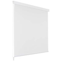Rullegardin Til Badeværelse – Ensfarvet hvid / 100 x 240 cm