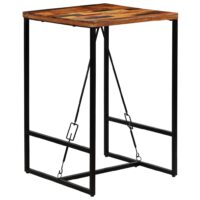 Barbord Massivt Genbrugstræ - 70 x 70 x 106 cm