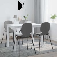 Spisebord 114 X 71 X 75 Cm Massivt Gummitræ - Hvid