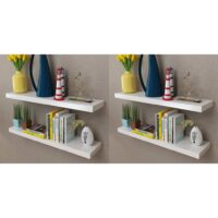 Væghylder MDF – 4 / 80 cm