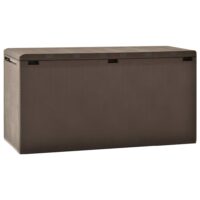 Opbevaringskasse Til Haven 119x48x60 Cm Polypropylen – Brun / 290 l