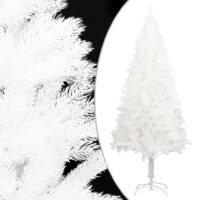 Kunstigt Juletræ Med Naturtro Nåle - Hvid / 120 cm