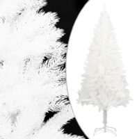 Kunstigt Juletræ Med Naturtro Nåle – Hvid / 210 cm