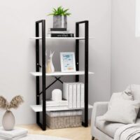 Opbevaringsreol – Hvid / 105 Cm / Konstrueret træ