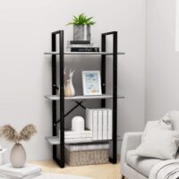 Opbevaringsreol - Betongrå / 105 Cm / Konstrueret træ