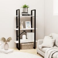Opbevaringsreol - Hvid / 105 Cm / Massivt fyrretræ