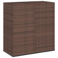 Hyndeboks Polyrattan – Brun / 100 x 49 x 103.5 cm