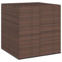 Hyndeboks Polyrattan - Brun / 100 x 97.5 x 104 cm