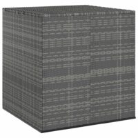 Hyndeboks Polyrattan – Grå / 100 x 97.5 x 104 cm