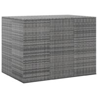 Hyndeboks Polyrattan – Grå / 145 x 100 x 103 cm