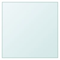 Bordplade Hærdet Glas Rund – Transparent / 40 x 40 cm