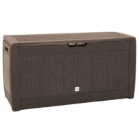 Opbevaringskasse Til Haven 119x48x60 Cm Polypropylen - Brun / 310 l