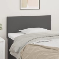 Sengegavl Kunstlæder – Grå / 80 Cm / Lav