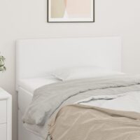 Sengegavl Kunstlæder – Hvid / 90 Cm / Lav