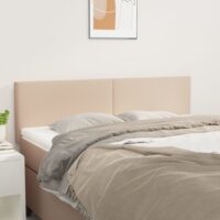 Sengegavl Kunstlæder – Cappuccino / 144 Cm / Lav