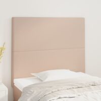 Sengegavl Kunstlæder – Cappuccino / 90 Cm / Høj