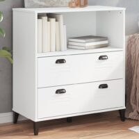 Bogskab Viken 80x40x90 Cm Konstrueret Træ - Hvid