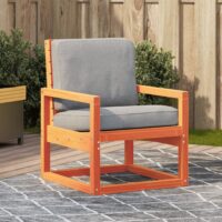 Havestol 57,5x63x76 Cm Massivt Douglasgran – Gyldenbrun