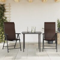 Havestole Foldbar Polyrattan - 2 / Brun