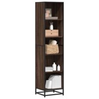 Bogreol 60X35X170,5 Cm Konstrueret Træ Etræsfarve Brun Eg – 40 cm / 170.5 cm