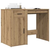 Skrivebord 100x49x75 Cm Konstrueret Træ – Artisan Eg