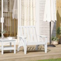 Adirondack-Havestol 75x77x77 Cm Massivt Fyrretræ - 1 / Hvid