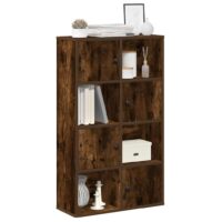 Bogreol 60X24X101,5 Cm Konstrueret Træ Etræsfarve Røget Eg – 60 cm / 101.5 cm