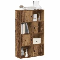 Bogreol 60X24X101,5 Cm Konstrueret Træ Antikt Træ Gammelt Træ – 60 cm / 101.5 cm