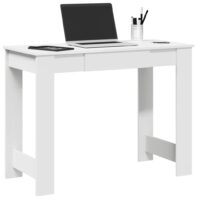 Skrivebord 100x45x75 Cm Konstrueret Træ – Hvid