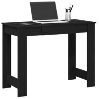 Skrivebord 100x45x75 Cm Konstrueret Træ – Sort