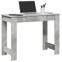 Skrivebord 100x45x75 Cm Konstrueret Træ - Betongrå