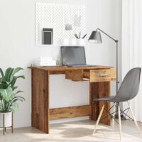 Skrivebord 100x50x76 Cm Konstrueret Træ – Gammelt træ