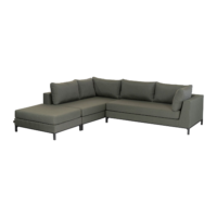 WOOOD - Sicilie Have loungesæt, Venstre, Grøn, 262x246 cm